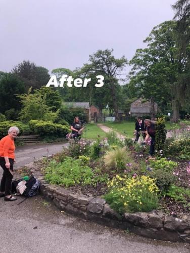 "From all the hard work on grow your own day meet in greenfield valley community allotment." [Steph, Dawn, Julie, Gill & Linda]